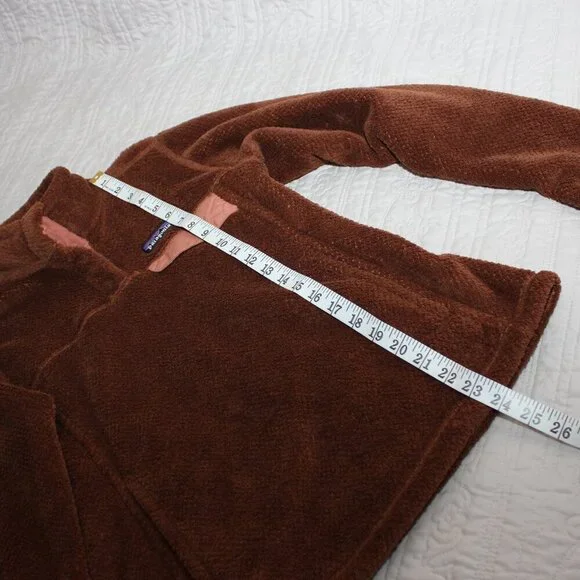 Patagonia Womens Re-Tool Snap T Pullover Brown Coral Size Small - Picture 7 of 7